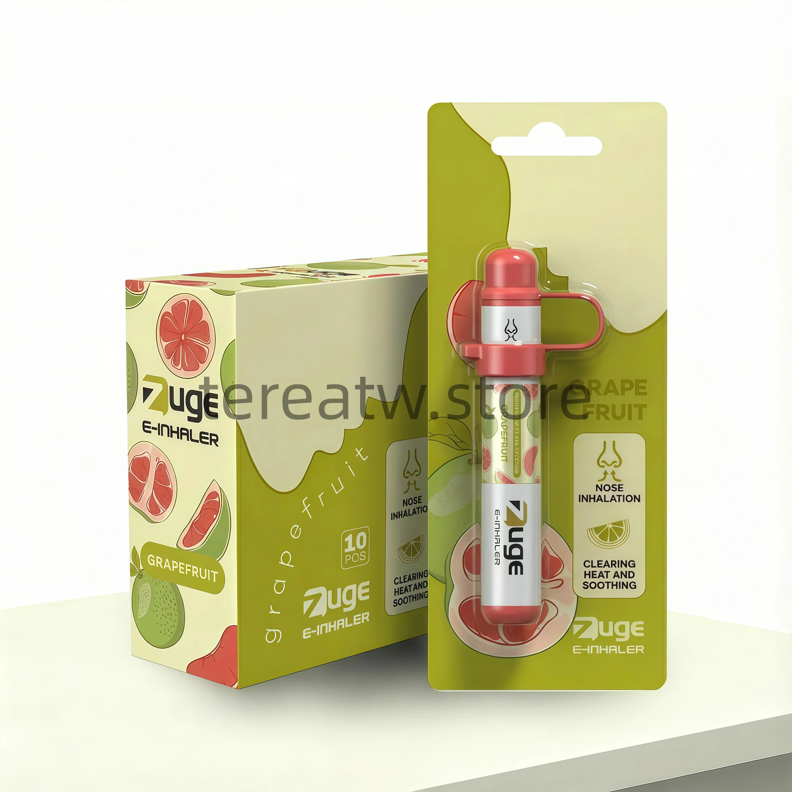 ZUGE 果味戒煙棒 E-INHALER:清涼薄荷精油替煙神器 6 ZUGE E INHALER 水果味精油吸棒
