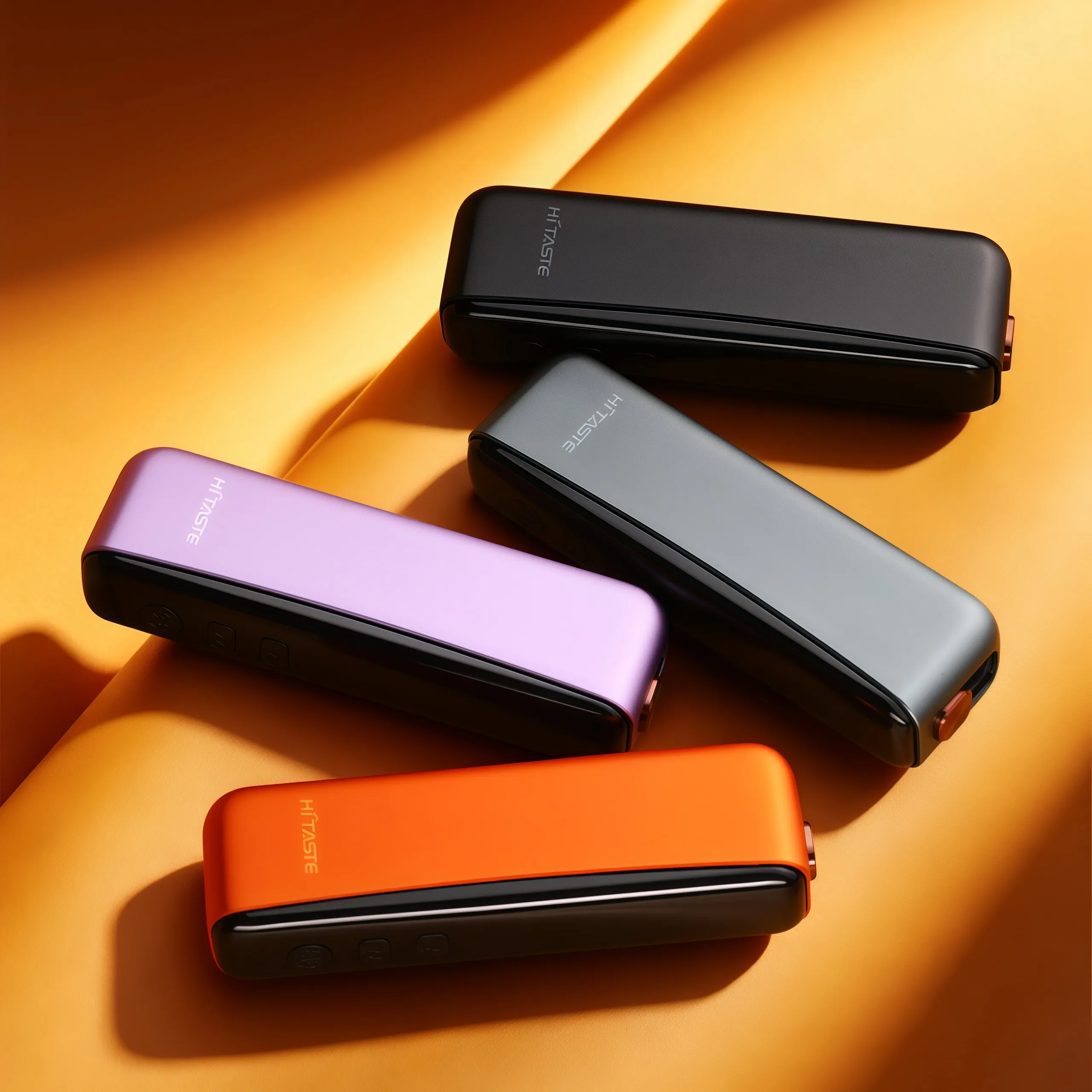 HITASTE F3 二回機推薦|3200mAh 三種加熱模式 TEREA 煙彈專用主機 1 HITASTE F3 二回機 黑灰紫橙四色主機